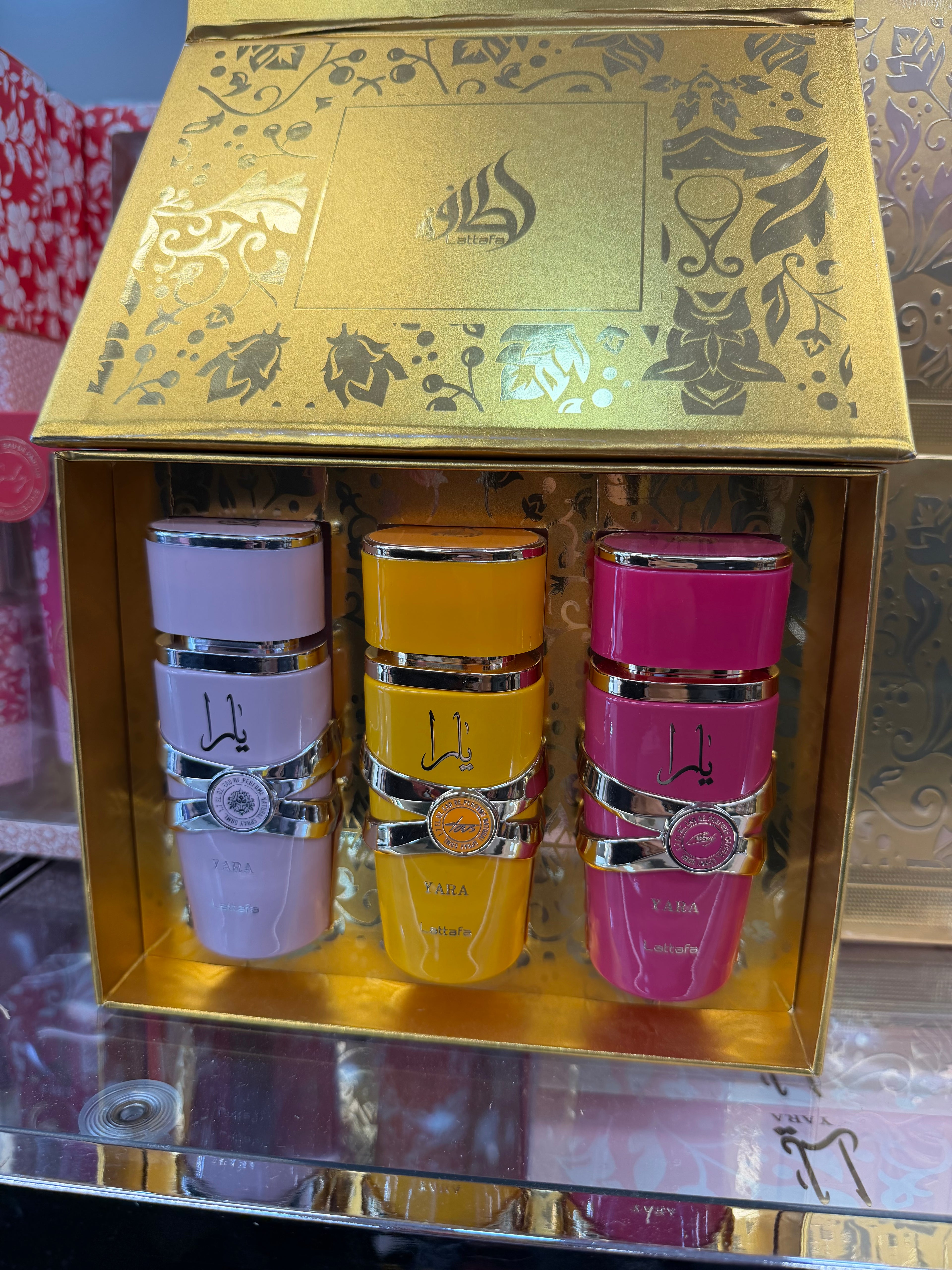 Coffret Parfum YARA Lattafa – 3 Parfums Gourmands Inspirés de Dubaï 💖 35ml x3