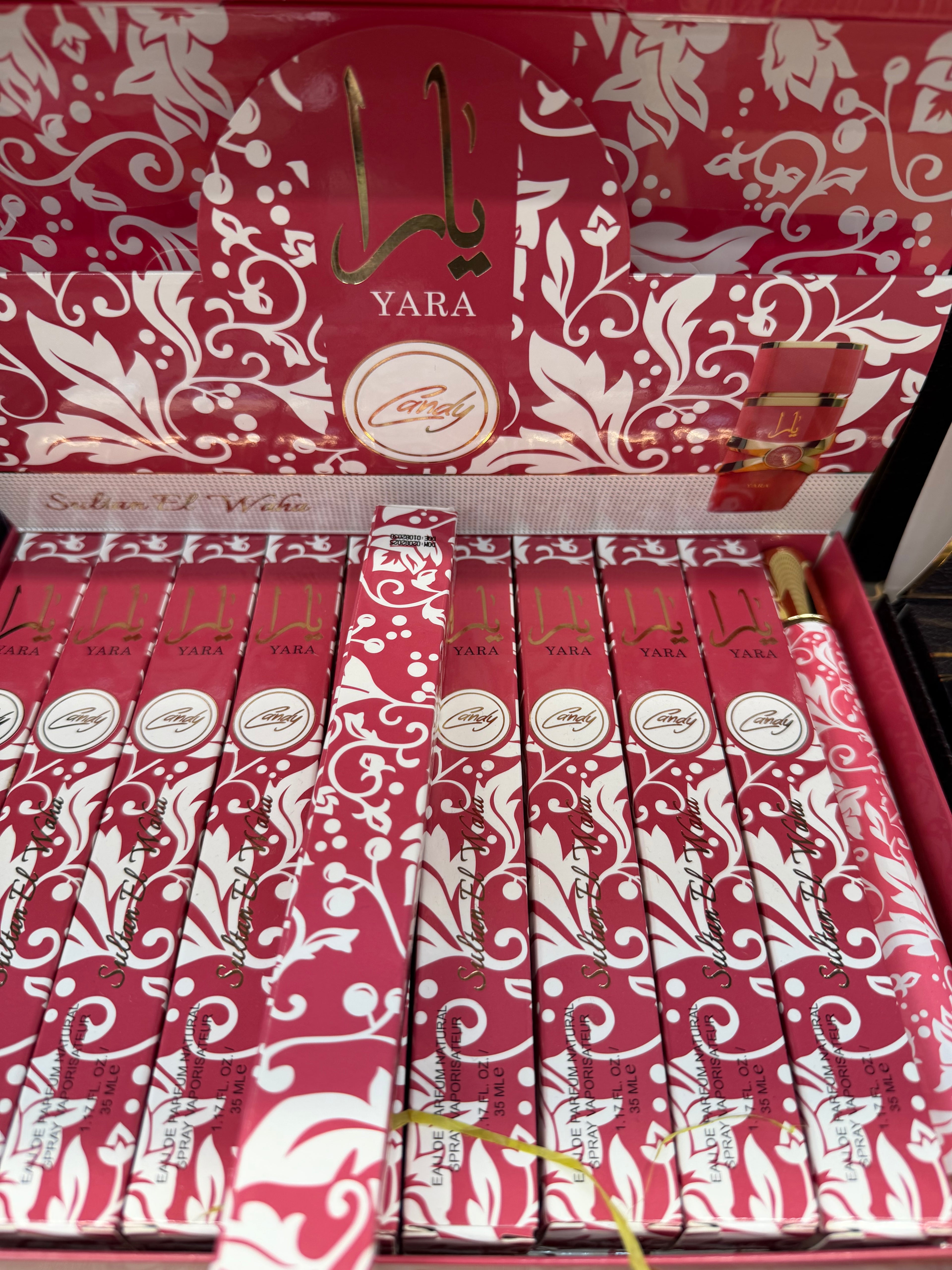 Yara Candy – Parfum de Dubaï 🍬 35ml / Boîte de 20 | Fragrance Gourmande & Longue Tenue