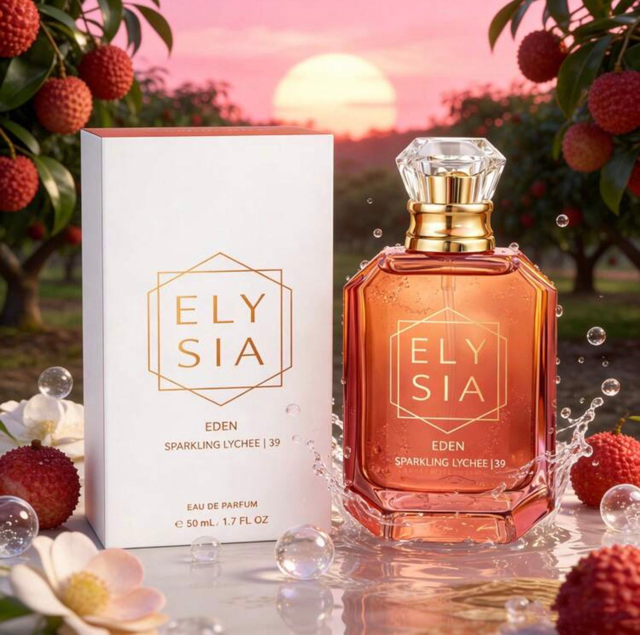 ELYSIA 50ML Fleur Sparling Lychee