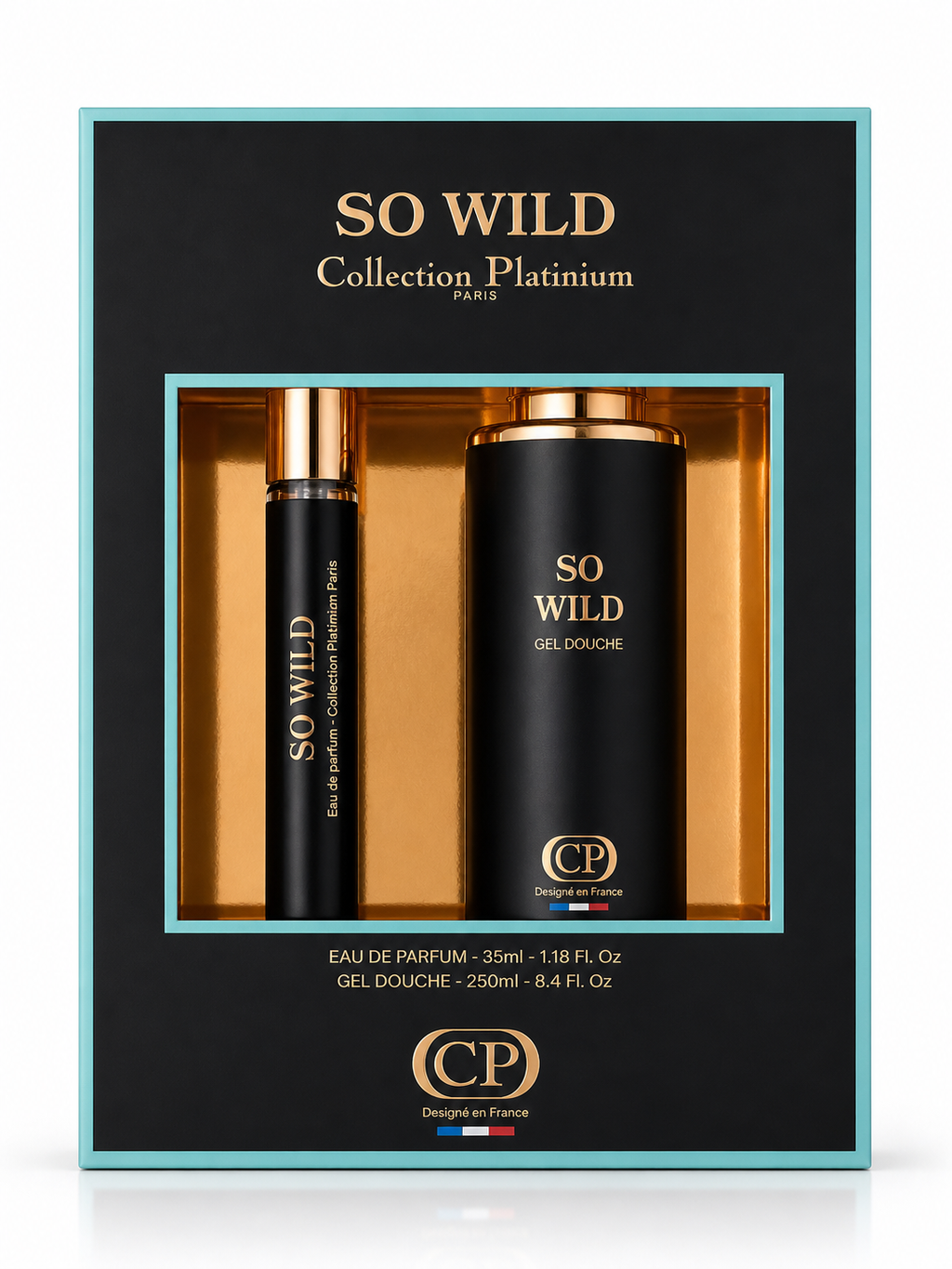 🖤SO WILD( Bois d’argent )– Collection Platinium